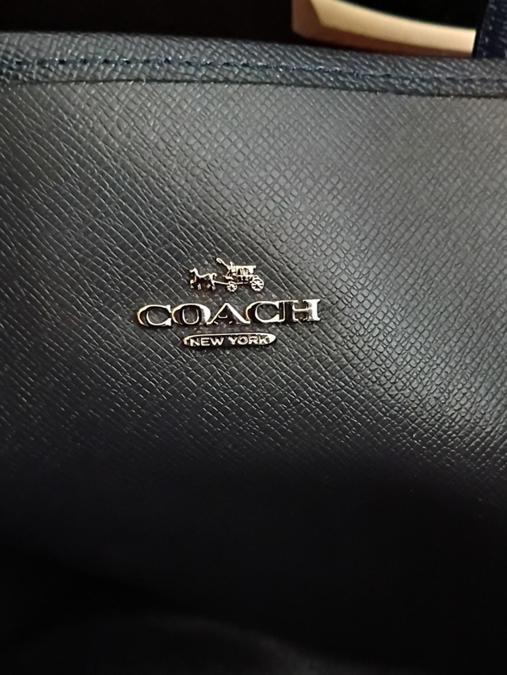 Dark Grey Coach Tote - Picture 2 of 4